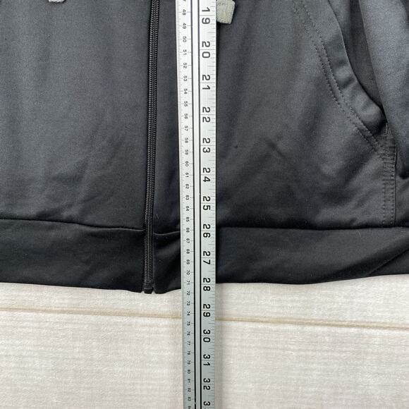 Las Vegas Raiders Dunbrooke Full Zip Jacket M Black Oversized Hooded Oakland NFL - Picture 6 of 10